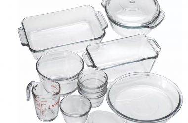 Anchor Hocking 15-Piece Clear Glass Bakeware Set Only $39.99 (Reg. $100)!
